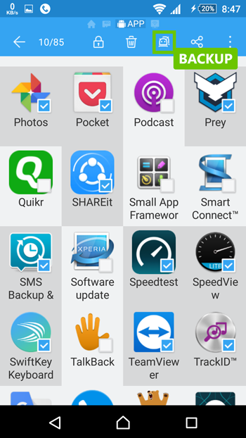 How to Backup Android Apps as APK Files using ES File Explorer