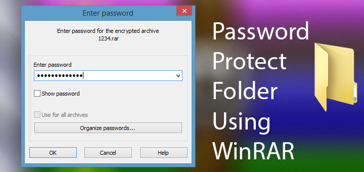 password on folder