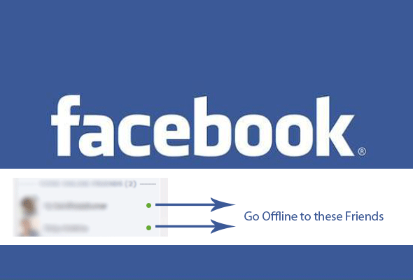 Appear offline to selected friends on Facebook
