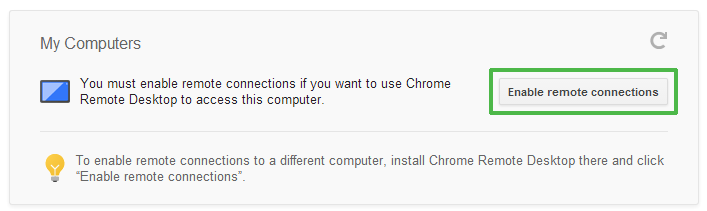 Remotely control your computer using mobile with chrome