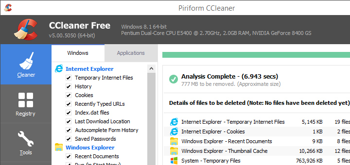 Ccleaner 5 gets flat design, available - The TechGears
