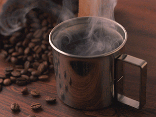 Hot Coffee Cup Animated GIF