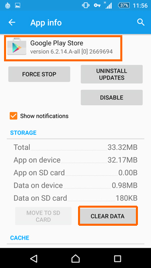 Google-Play-Store-Clear-Data