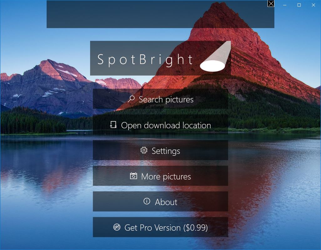 SpotBright Windows App