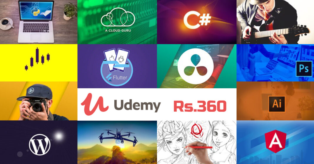 Udemy-Courses at Rupees 360 INR